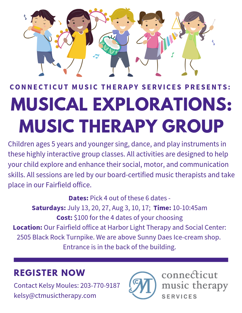 190713 Musical Explorations MT Group flyer - Connecticut Music Therapy ...